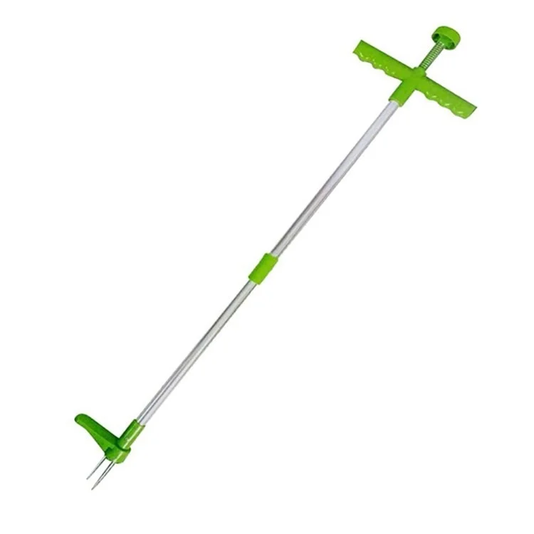 1046 Détachable Lawn Yard Weeder Handle Handle Weed Root Rover Gardening Gardening Tool - Vert