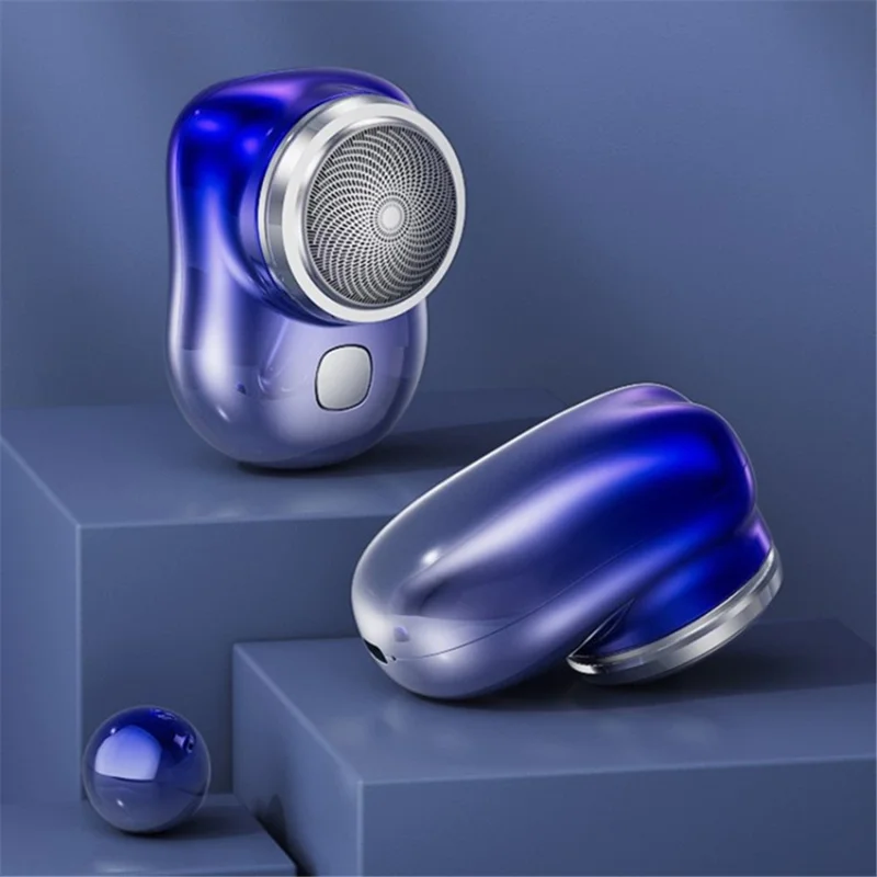 P10 Mini Electric Shaver Portable Travel Beard Razor - Blue