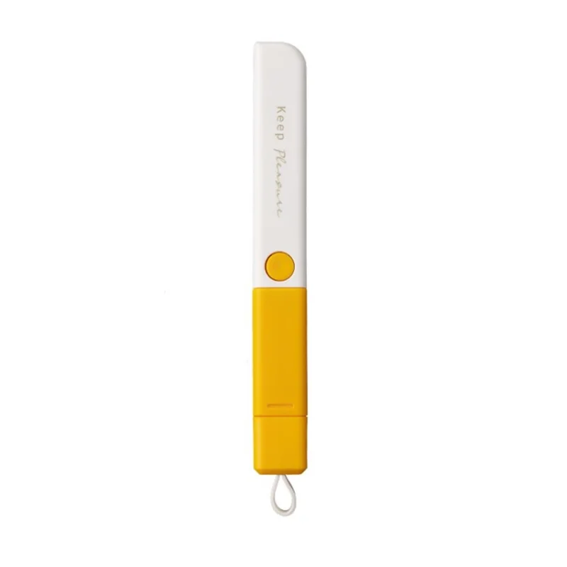 Portable Lint Brush Pet Hair Remover Brush for Furniture, Clothes, Sofa, Carpet - Yellow