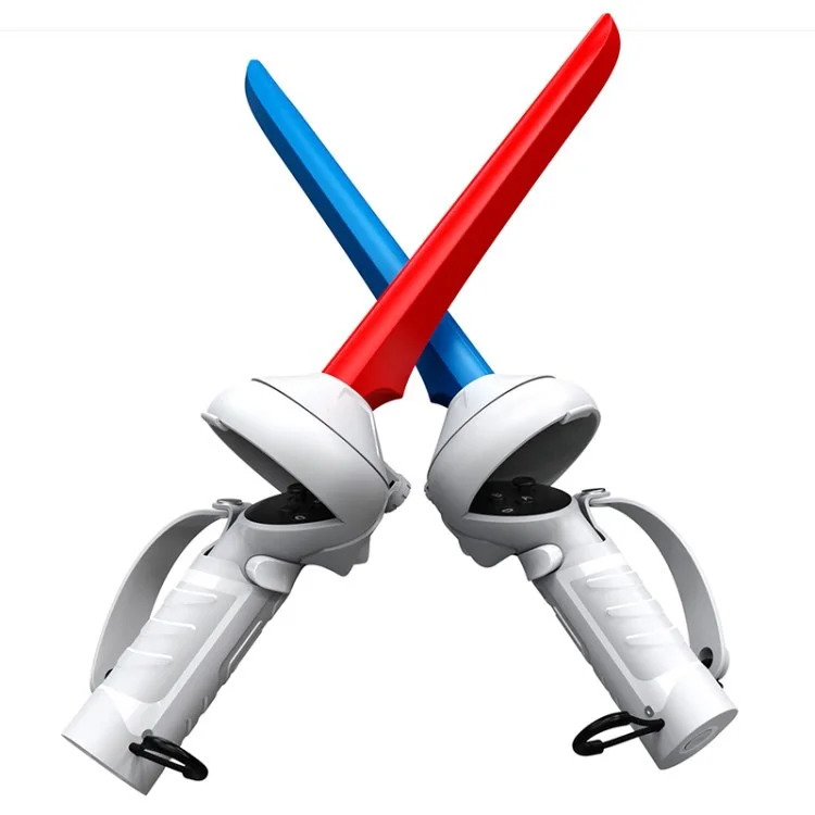 AMVR Q2JP1 1 Par / Meta Mess 2 Controlador Jogando VR Beat Saber Games VR Handle Accessories - Branco