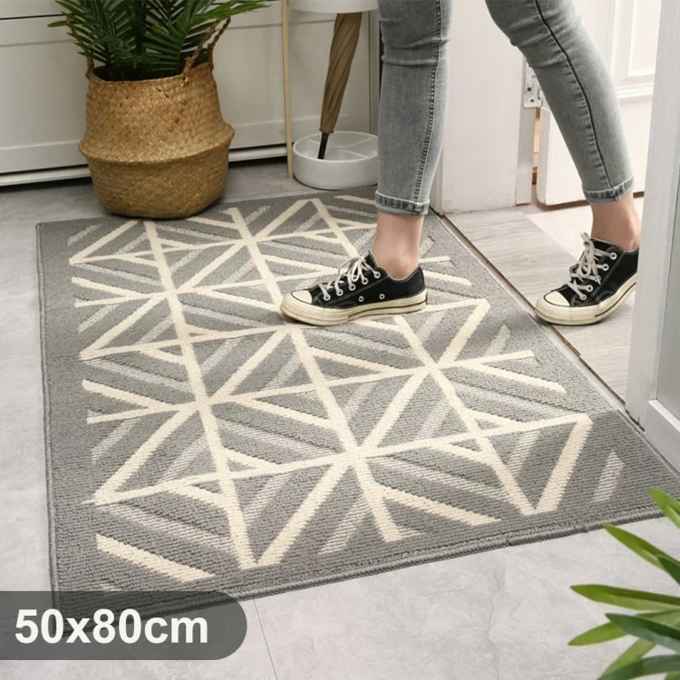 Eingangstür Matte Eingangs Teppich Staubentfernung Abnutzungsresistante Bodenmatten Vordertür Teppich Teppich - Stil A / 50x80 cm