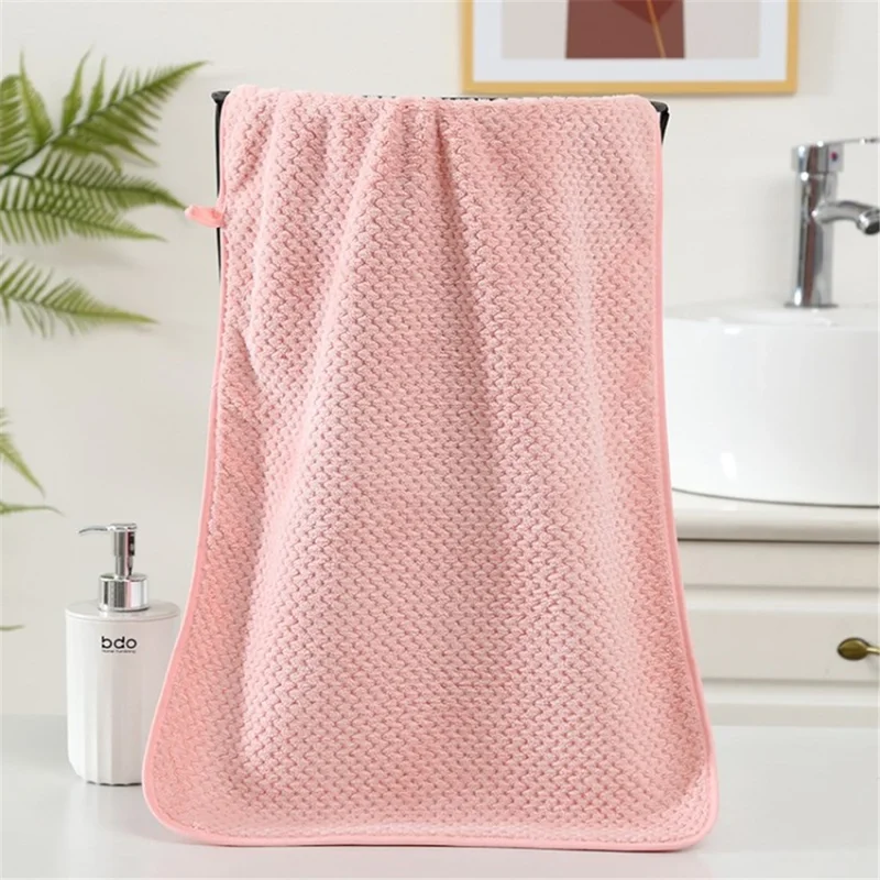 35x75cm de Toalha de Toalha de Toalha Facial Panos de Limpeza - Rosa