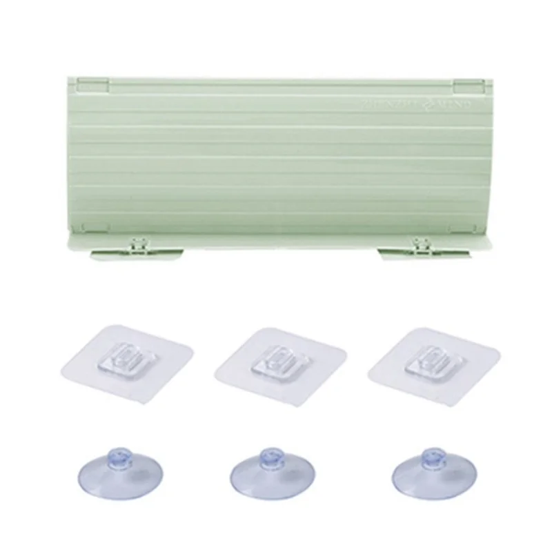 Sink Splash Guard Adjustable Suction Cup Kitchen Sink Water Barrier - Green