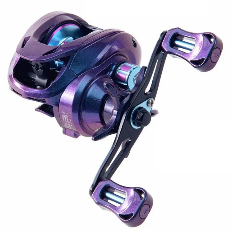 AT200 Universal Cup Colorful Drop Wheel 7.2:1 Speed Ratio 5-Axis 8KG Unloading Force Fishing Reel - Left Hand
