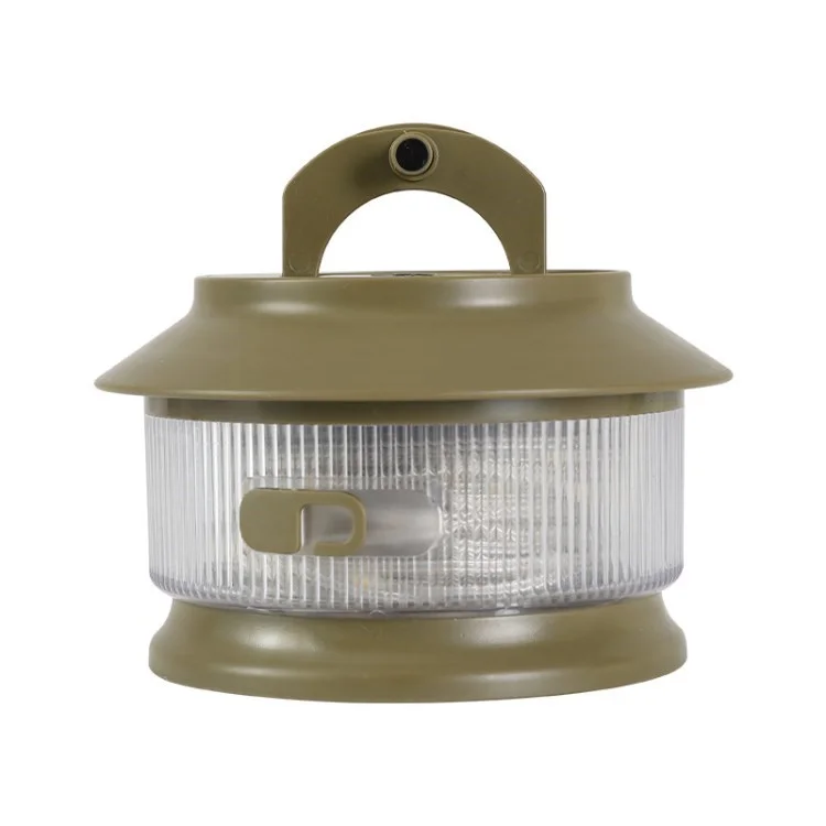 20 m Einziehbare IPX4 Water of Light Strip Outdoor Camping Umgebungslampe im Freien - Warmes Licht / Olivengrün