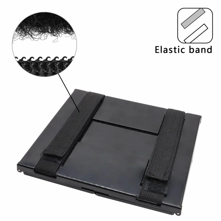 Visor de Voiture de Voiture Large Vue Pliable Miroir de Maquillage à Trois Pliages Miroir Cosmétique