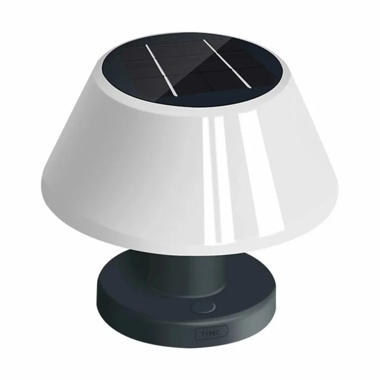IP54 Waterproof Outdoor Solar Table Lamp 4 Gears Adjustable Indoor Desk Light