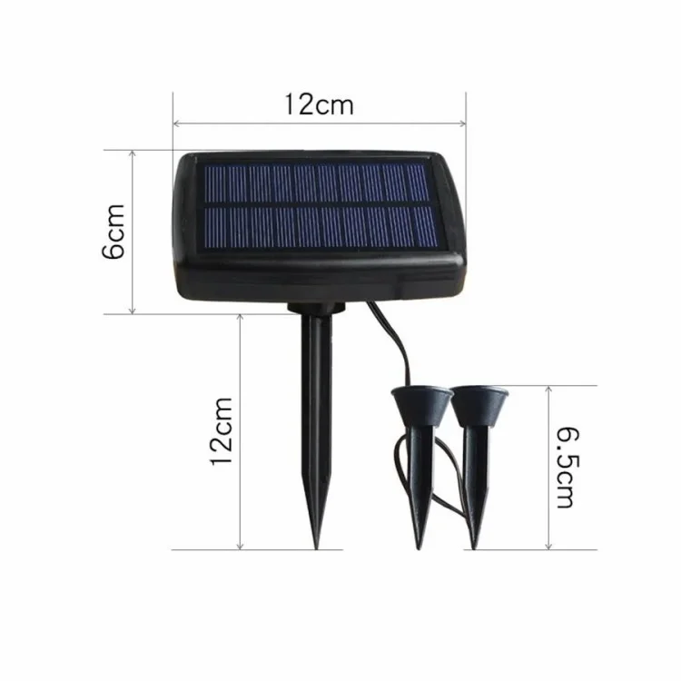 Solar Ground Light Outdoor Rasenlampe Für Gartenweg Terrassendekoration - 10-geführt