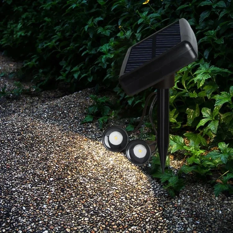 Solar Ground Light Outdoor Rasenlampe Für Gartenweg Terrassendekoration - 10-geführt