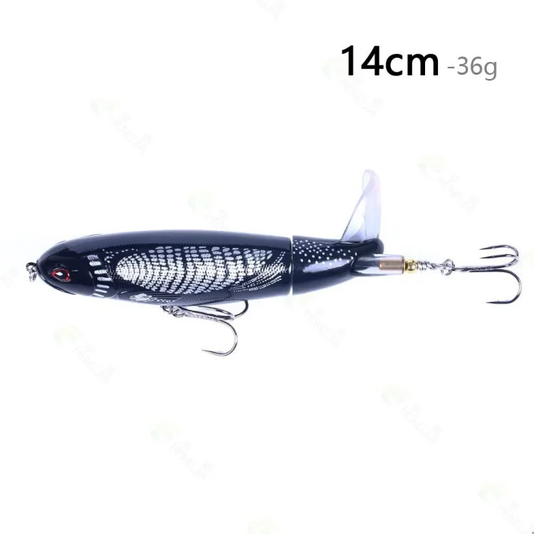 14cm 36g Floating Plastic Fishing Bait Water Surface Hard Fish Lure with Treble Hook - Style 1