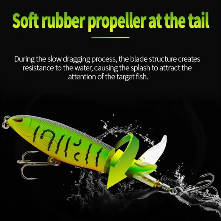 14cm 36g Floating Plastic Fishing Bait Water Surface Hard Fish Lure with Treble Hook - Style 3