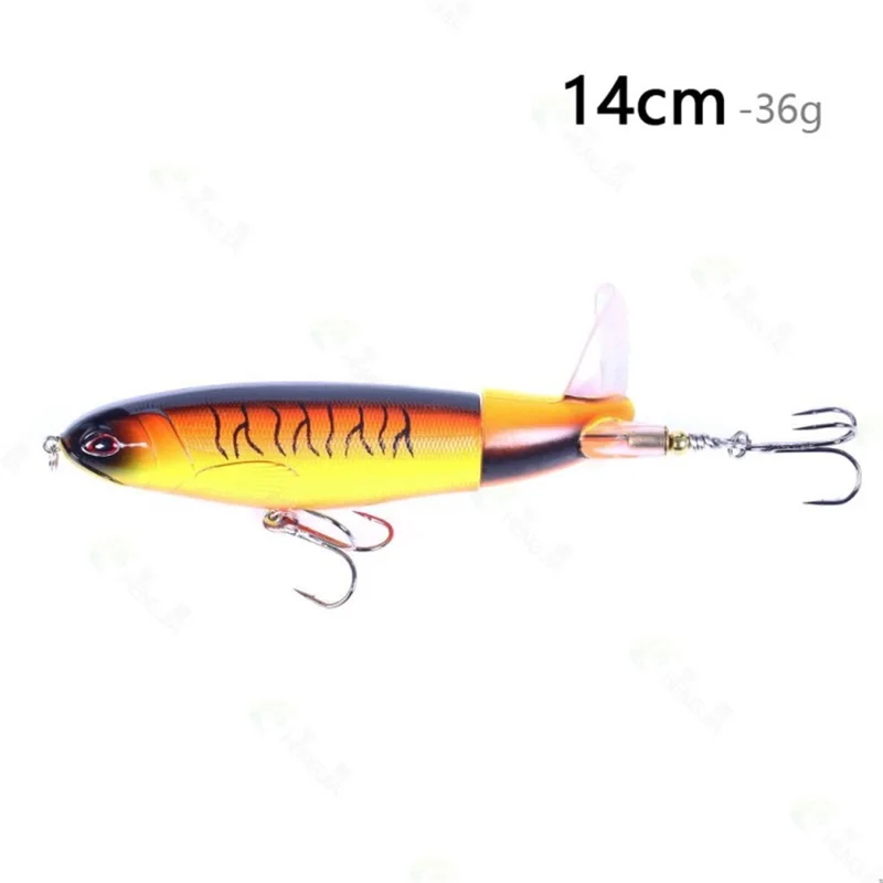 14cm 36g Floating Plastic Fishing Bait Water Surface Hard Fish Lure with Treble Hook - Style 4