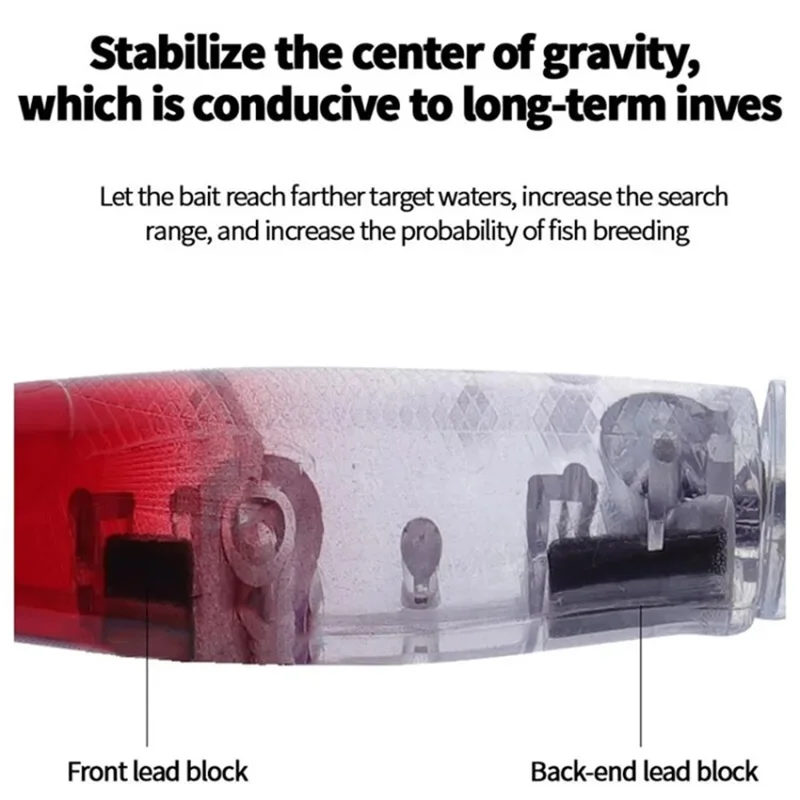 14cm 36g Floating Plastic Fishing Bait Water Surface Hard Fish Lure with Treble Hook - Style 4