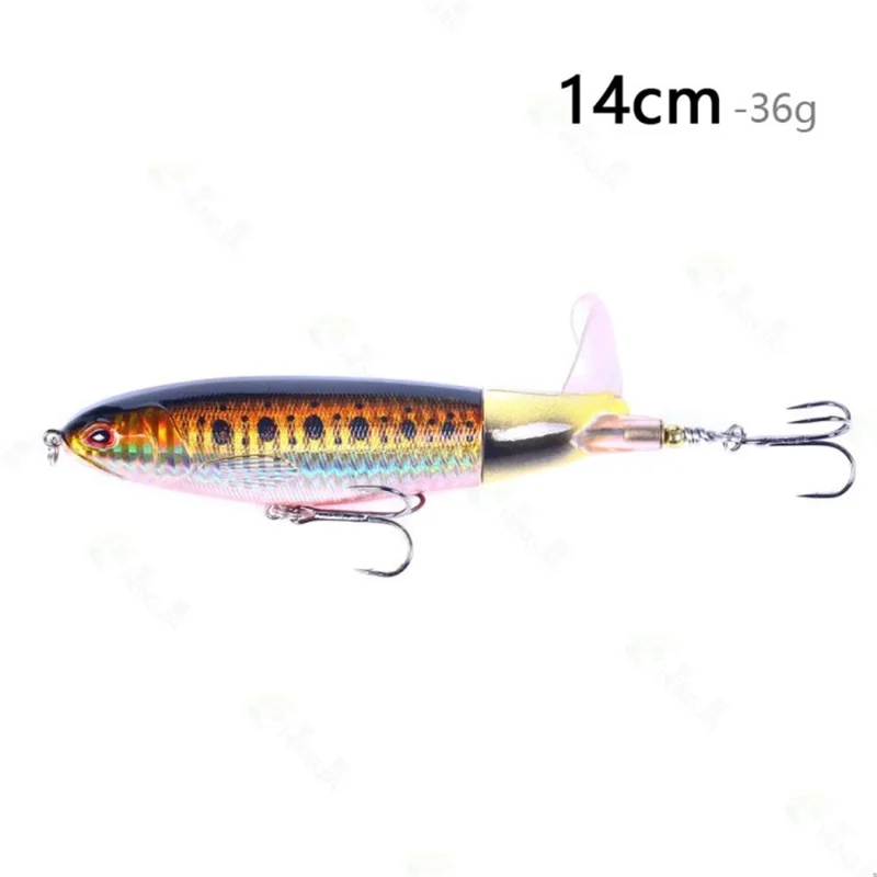 14cm 36g Floating Plastic Fishing Bait Water Surface Hard Fish Lure with Treble Hook - Style 5