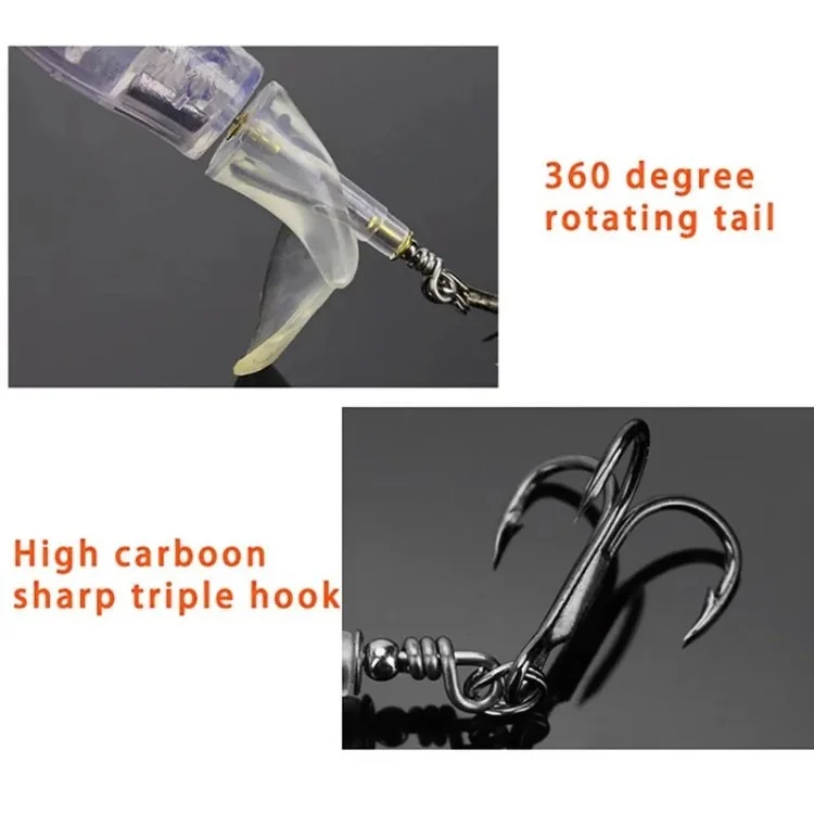 14cm 36g Floating Plastic Fishing Bait Water Surface Hard Fish Lure with Treble Hook - Style 6