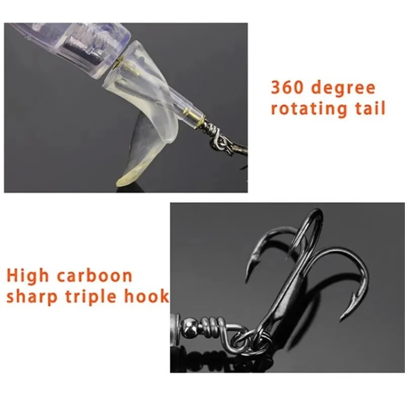 14cm 36g Floating Plastic Fishing Bait Water Surface Hard Fish Lure with Treble Hook - Style 7