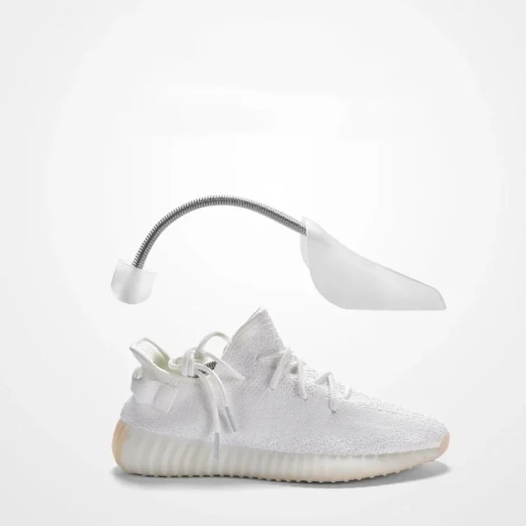 1 Paar Federdesign Verstellbarer Plastikschuhstrecker Verhindern - Transparentes Weiß Für Frauen