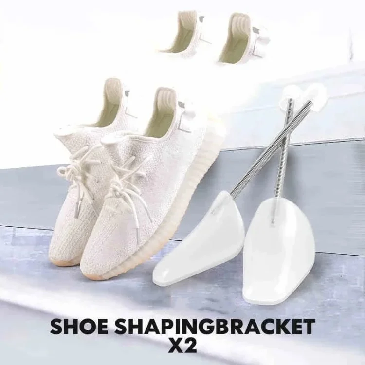 1 Paar Federdesign Verstellbarer Plastikschuhstrecker Verhindern - Transparentes Weiß Für Frauen