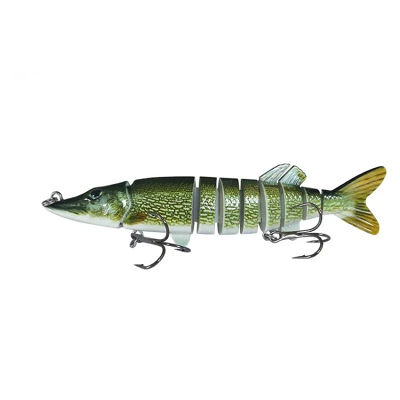 12.6cm 20g Fishing Bait Bass Trout Multi Jointed Swimbaits Slow Sinking Bionic Swimming Fish Lure - Style A