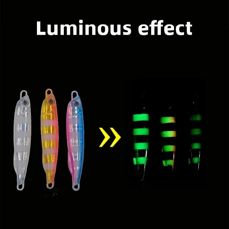 50g Metal Cast Jig Spoon Shore Casting Jigging Fishing Lure Artificial Bait Tackle - Estilo 1