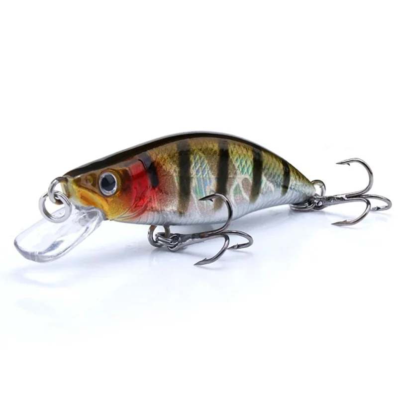 50mm 3.5g Sinking Minnow Wobblers Fishing Lures Artificial Plastic Hard Bait Fishing Tackle - Style A