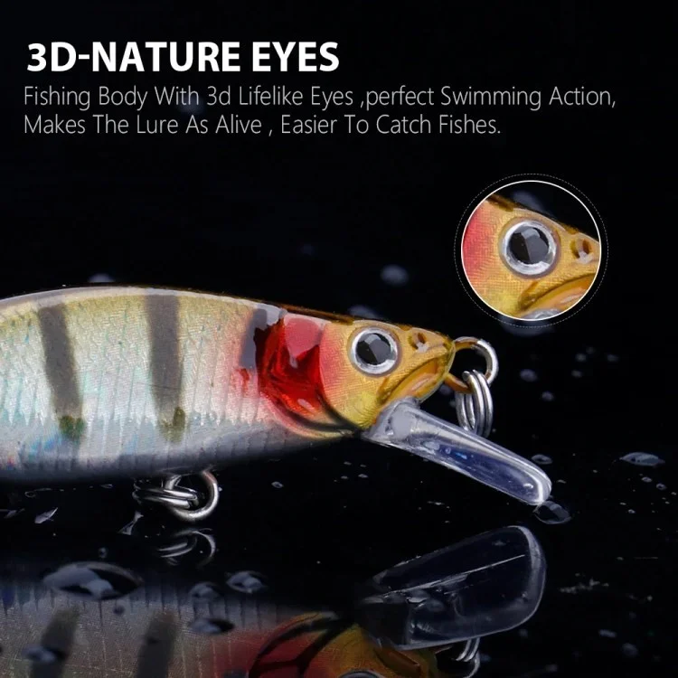 50 mm 3,5 g de Naufrage Des Rondins Wobblers Pêche Des Leurres - Style C