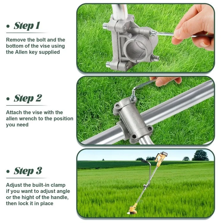 Eater Eater Grange String Trimmer Renge Ergonomic Grip Для Обрезки Двора Ухода за Газонами