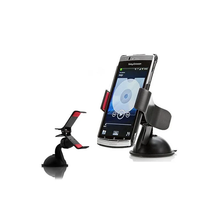 Universal Clipper Car Swivel Mount Holder for Mobile Phone / GPS / PDA / PSP / MP3 - Black
