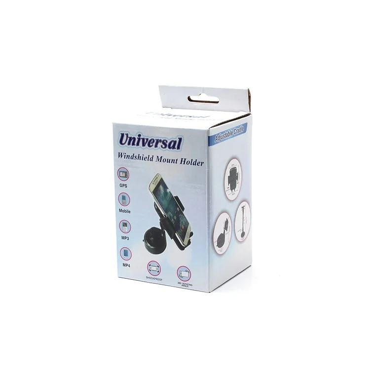 Universal Car Windshield Mount Holder for Mobile Phones GPS MP3, Length: 55mm~85mm