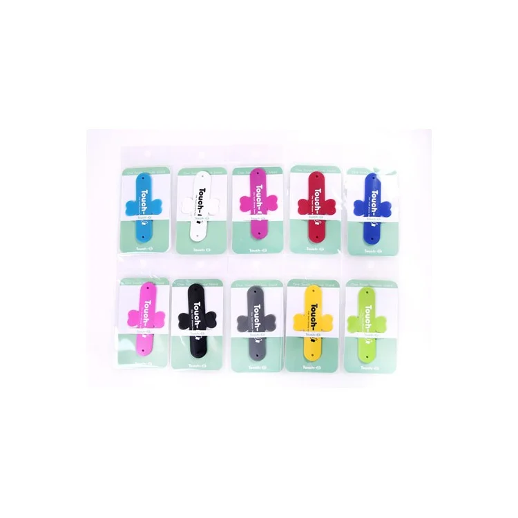 Universal Portable Touch U One Touch Silicone Stand for iPhone Samsung HTC Sony Mobile Phones Tablets - Blue