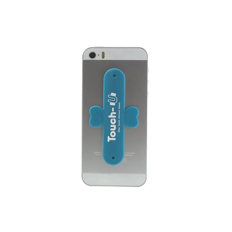 Universal Portable Touch U One Touch Silicone Stand for iPhone Samsung HTC Sony Mobile Phones Tablets - Blue