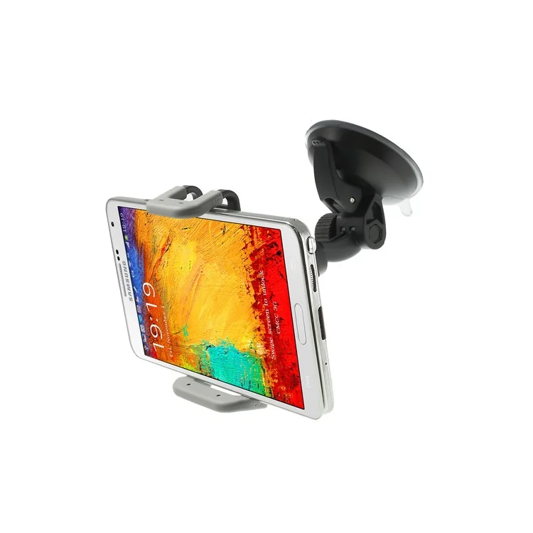 Universal 360 Degree Rotary Car Windshield Mount Holder for HTC One Max Galaxy Note 3 Samsung Sony LG Nokia, Width: 80-115mm
