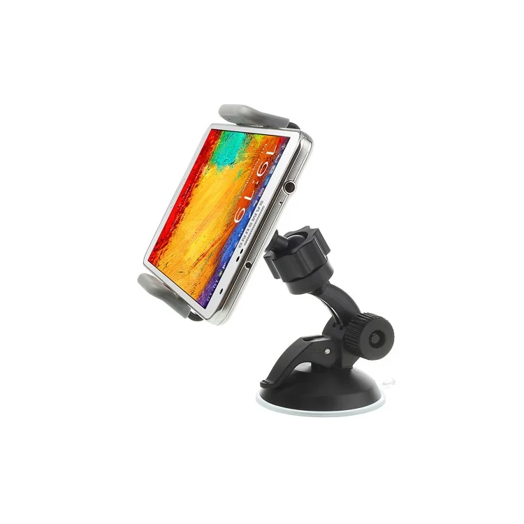 Universal 360 Degree Rotary Car Windshield Mount Holder for HTC One Max Galaxy Note 3 Samsung Sony LG Nokia, Width: 80-115mm