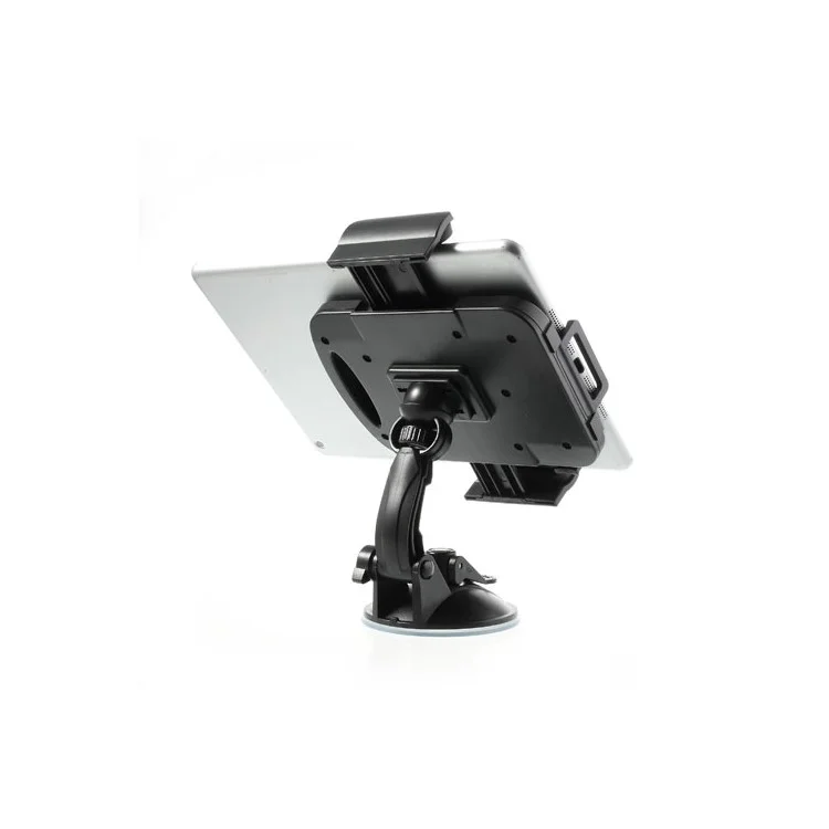 Black Universal 360 Degree Rotating Car Holder for 7-11 inch Tablet, width: 92mm-205mm