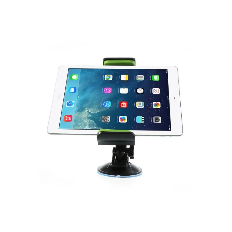 Green Universal 360 Degree Rotating Car Holder for 7-11 inch Tablet, width: 92mm-205mm