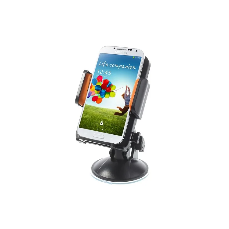 Orange Universal 360 Degree Rotating Car Holder for 4.3-7.8 inch Smartphones Tablet, width: 58-125mm