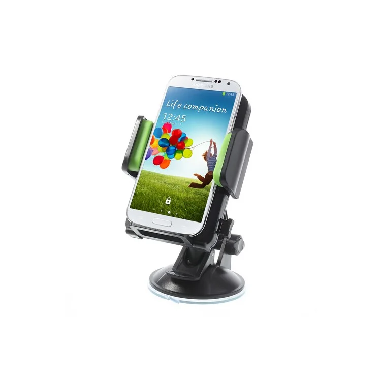 Green Universal 360 Degree Rotating Car Holder for 4.3-7.8 inch Smartphones Tablets, width: 58-125mm