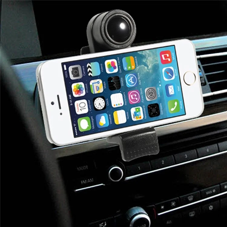 SK078A Universal 360 Degree Rotation Car Air Vent Mount Holder for Mobile Phones, Range: 52-94mm