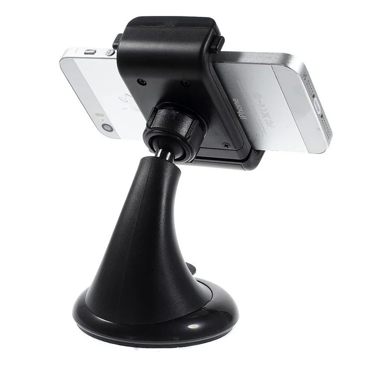 360 Degree Rotation Ball Head Suction Cup Car Mount Holder, Width: 56-87mm