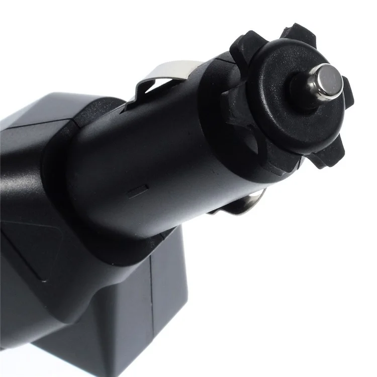 3.1A Dual Outputs Car Charger with Adjustable Universal Mount Holder, Width: 55 ~ 87mm