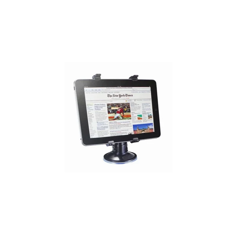 Apple iPad Retractable Multi-Direction Car Mount Holder Stand w/ Vacuum Suction Cupule