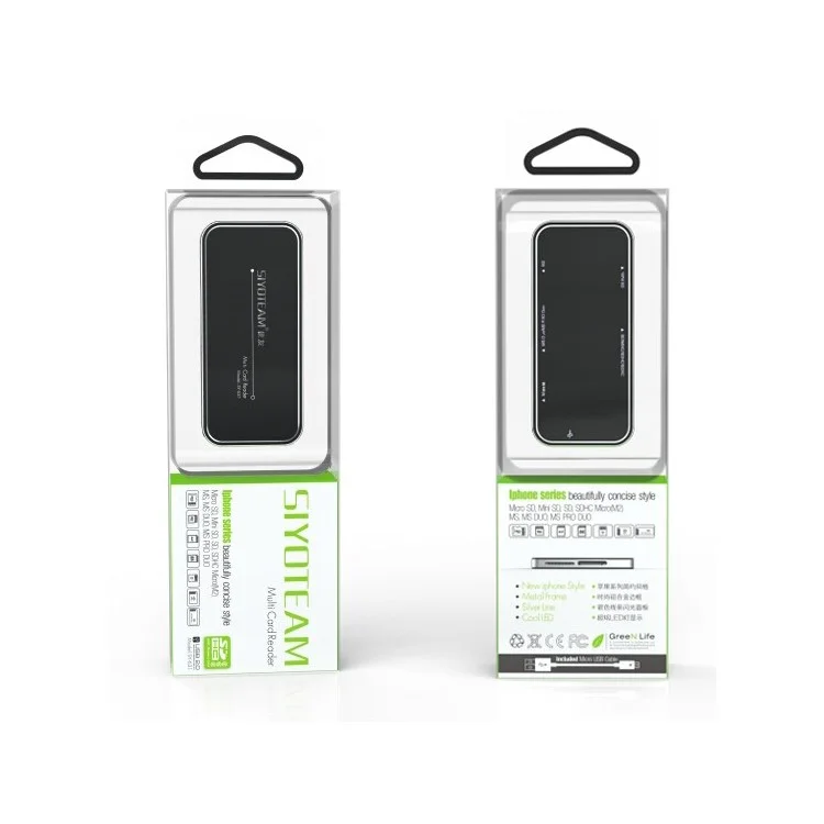 SIYOTEAM SY-631 USB 2.0 5 in 1 Multi in One Memory Card Reader 480Mbps