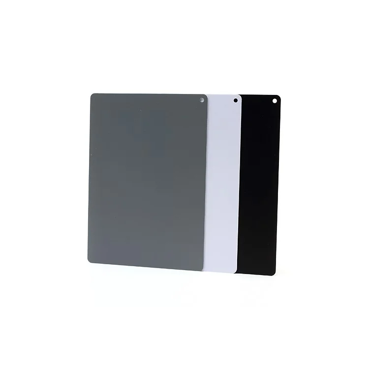 3 in 1 Digital Gray Card White Balance Tool with Strap, 175mm x 120mm