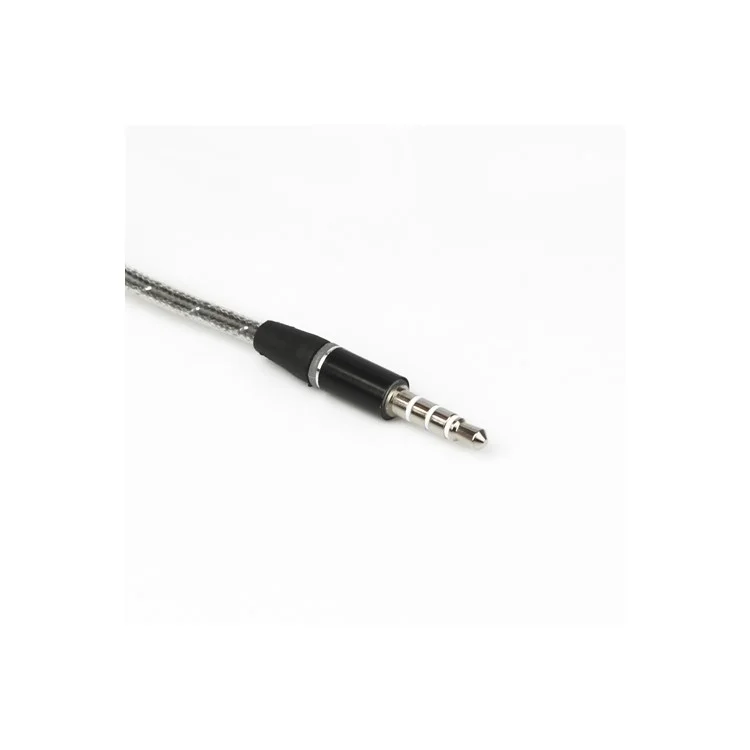 3.5mm Male to Male Stereo Audio Extension Cable, Length: 115cm - Black