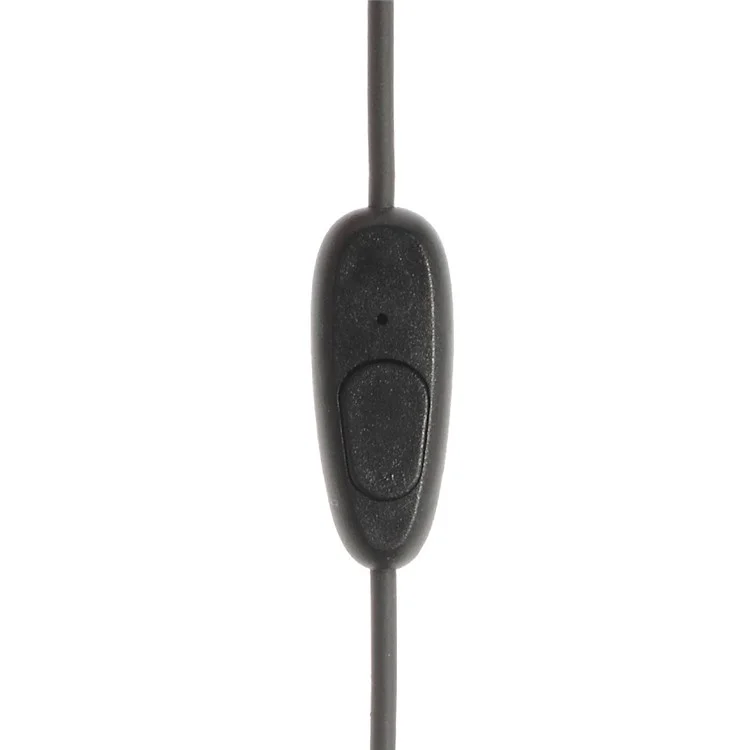JBMMJ-007 3.5mm In-ear Metal Earphone w/ Mic for iPhone iPad Samsung HTC - Black / Gold