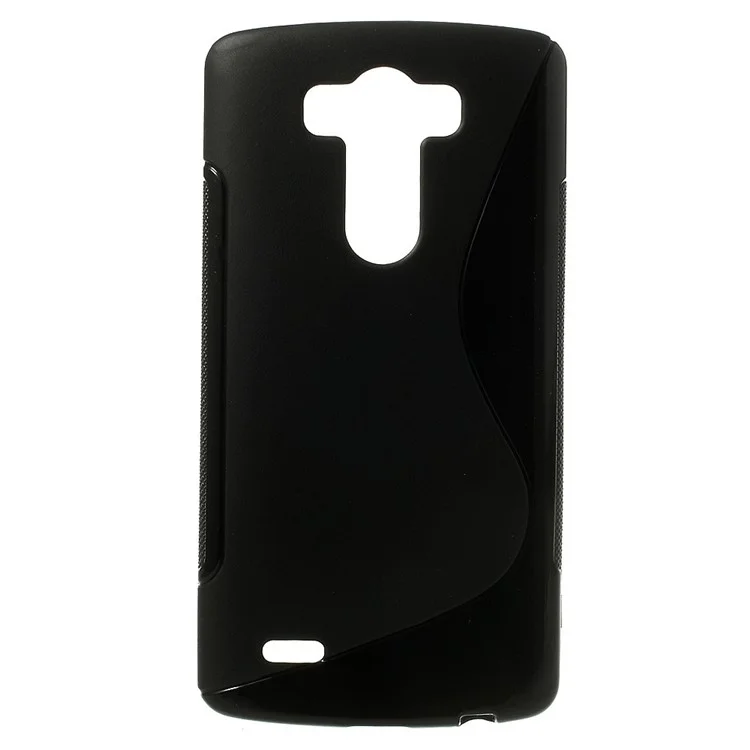 S-line Curve TPU Protective Case for LG G3 D850 - Black