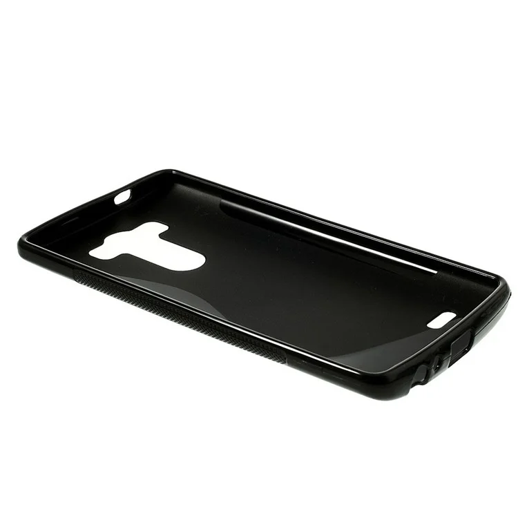 S-line Curve TPU Protective Case for LG G3 D850 - Black