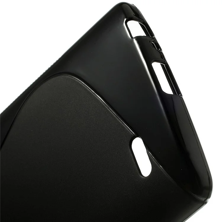 S-line Curve TPU Protective Case for LG G3 D850 - Black