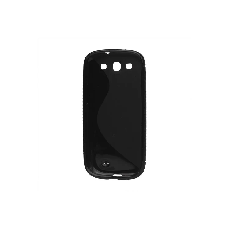 S-Curve TPU Gel Case Cover for Samsung Galaxy S 3 / III I9300 I747 L710 T999 I535 R530 - BlackU Gel Case Cover for Samsung GT-I9300 Galaxy S 3 / III - Black