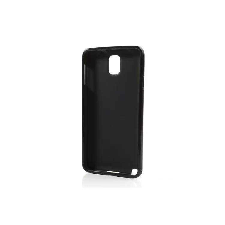 Black Double-Side Frosted TPU Cover for Samsung Galaxy Note 3 N9005